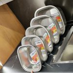 ست لگن و آبکش استیل مربع یونیک 10پارچه - Image 3