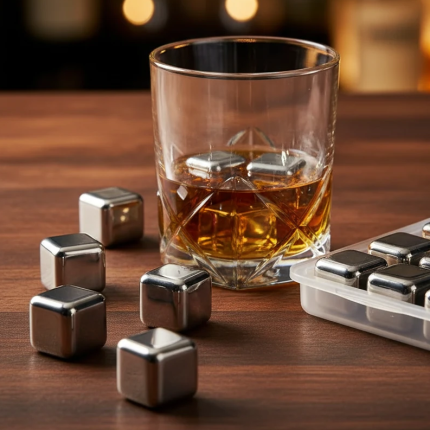 یخ استیل مکعبی 8 عددی