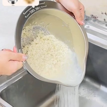 آبکش برنج استیل