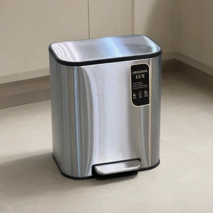سطل زباله ۲۰ لیتر استیل اورجینال لوکس 6020